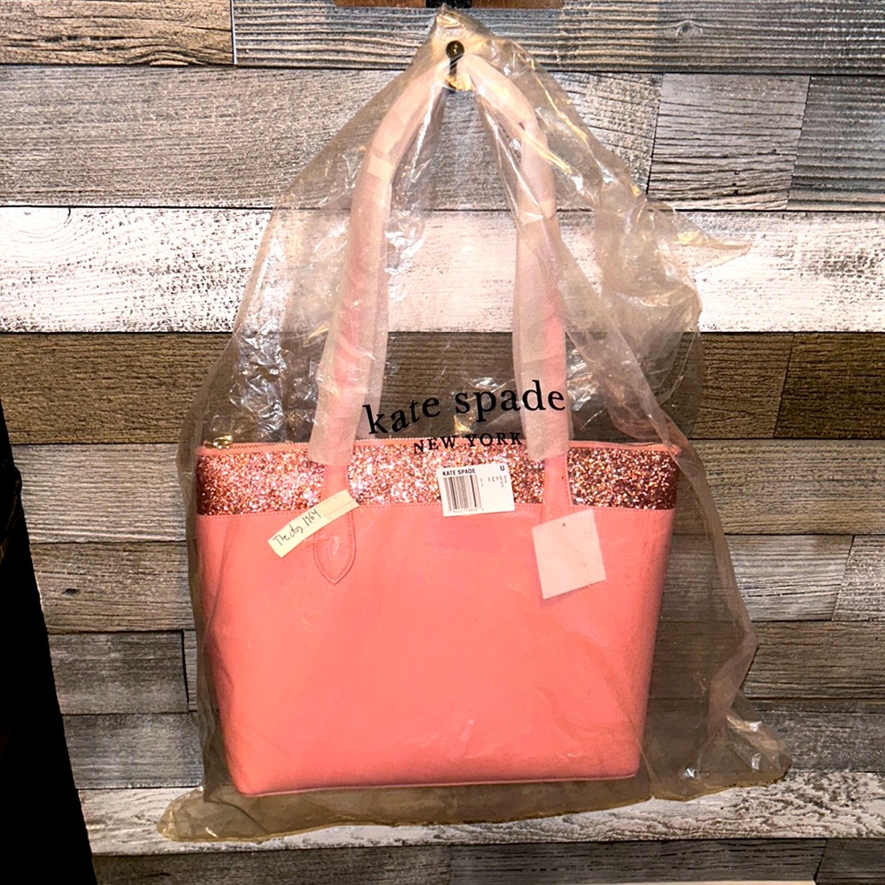 Kate Spade Surprise Flash Glitter Tote